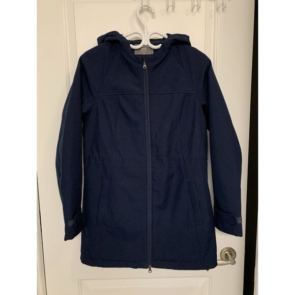 Joe Fresh Blue Hood Jacket Women’s Small - Picture 1 of 6